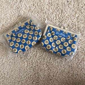 BRAND NEW Vera Bradley Riviera Blue Coin Holders